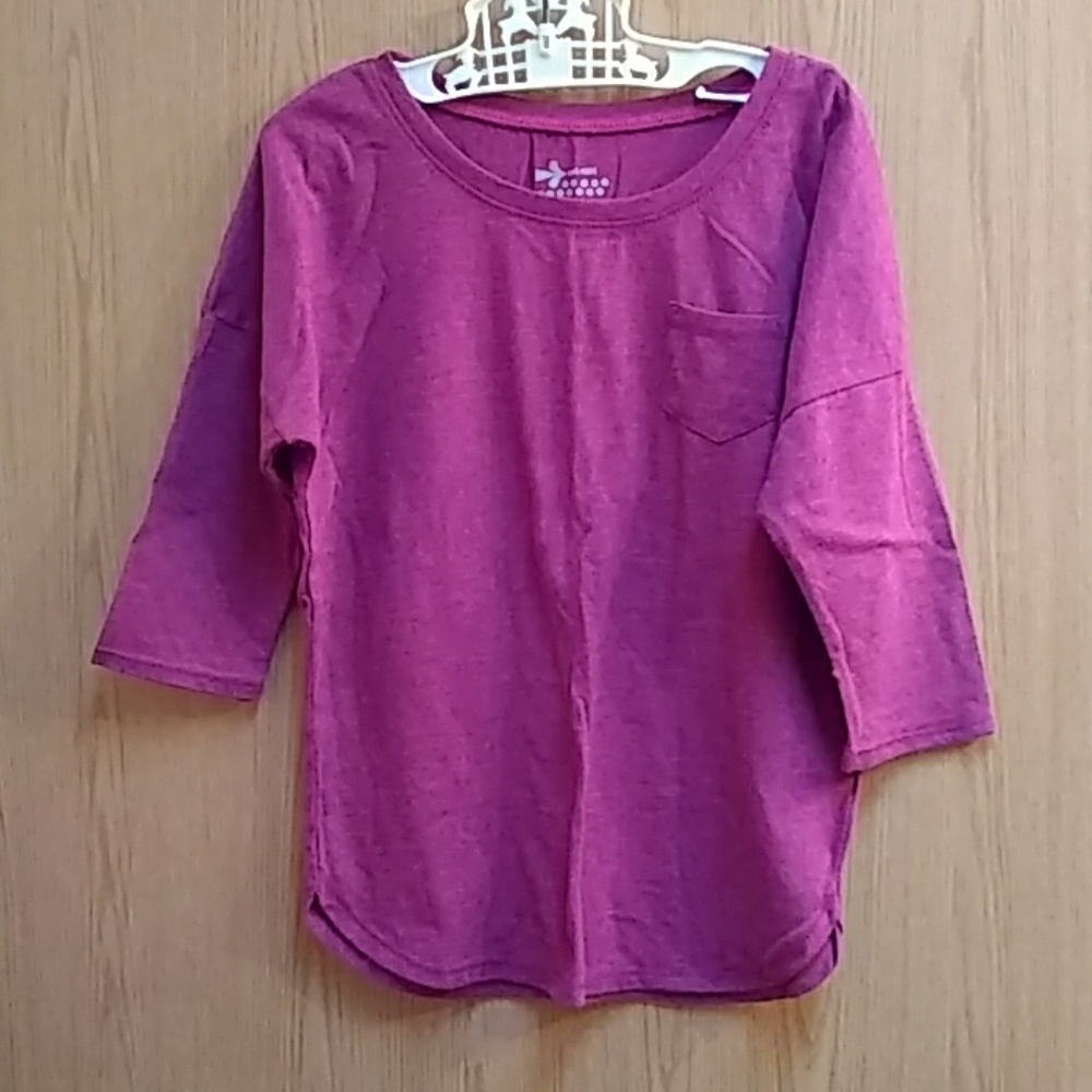 Purple Quarter Sleeve Top